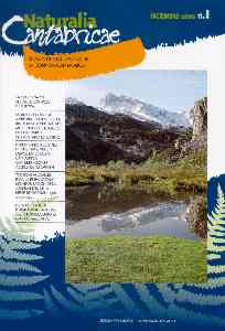 Portada del primer n�mero de Naturalia Cantabricae